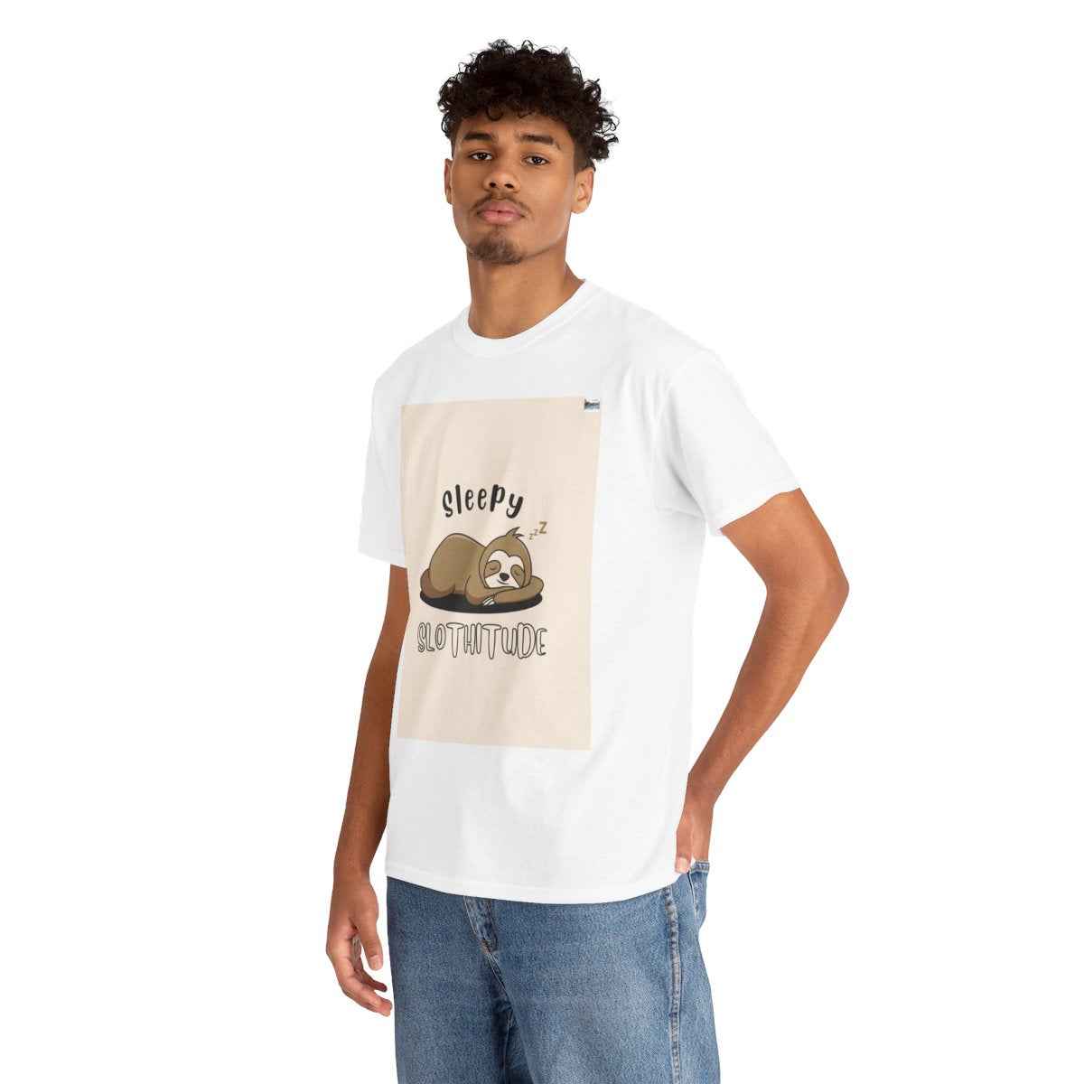 Skydoracharm, Sleepy Slothitude - A Skydora Merchandise Printed T-shirt