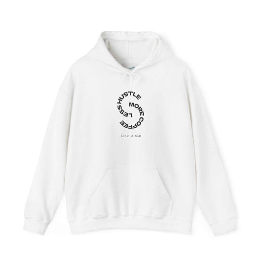Hustle More Coffee Hoodie | Cozy Unisex Sweatshirt by Skydoracharm