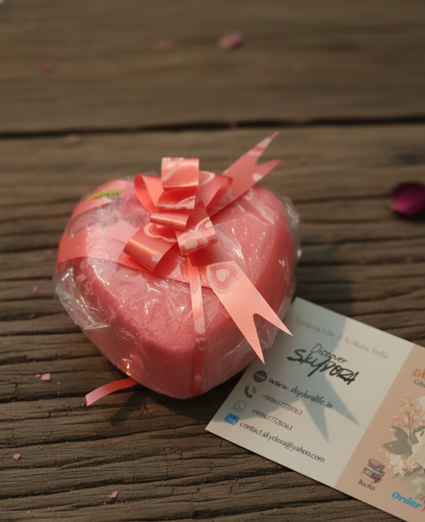 Skydora Craft House Natural Homemade Soap, 100% Chemical Free (Rose)