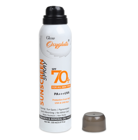 Glow Oxygluta Sunscreen Spray SPF 70 - Skydora Life