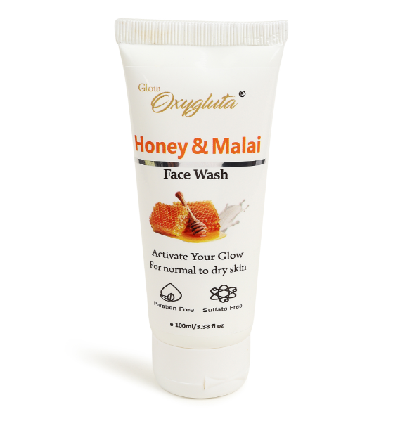 Glow Oxygluta Honey Malai Face Wash - Skydora Life