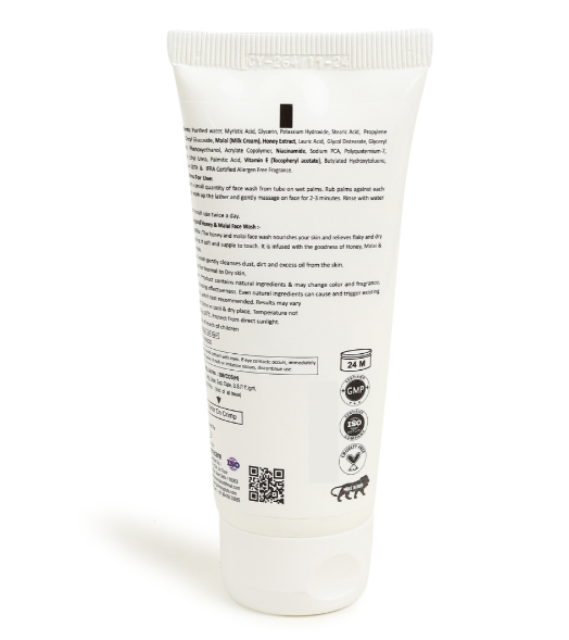 Glow Oxygluta Honey Malai Face Wash - Skydora Life