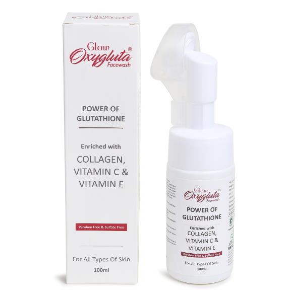 Glow Oxygluta Glutathione Foaming Face Wash - Skydora Life