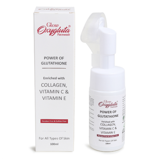 Glow Oxygluta Glutathione Foaming Face Wash - Skydora Life