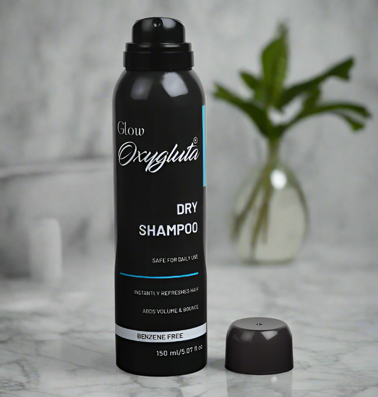 Glow Oxygluta Dry Shampoo for Work and Travel - Refresh Your Hair Anytime