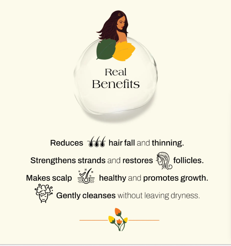 ashpveda Bhringraj & Shikakai Hair Wash - Skydora Life