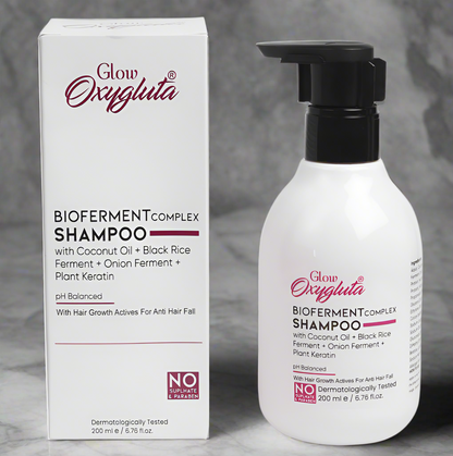 Glow Oxygluta Anti-Dandruff Shampoo with Bioferment Complex