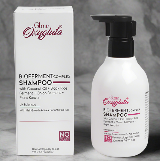 Glow Oxygluta Anti-Dandruff Shampoo with Bioferment Complex