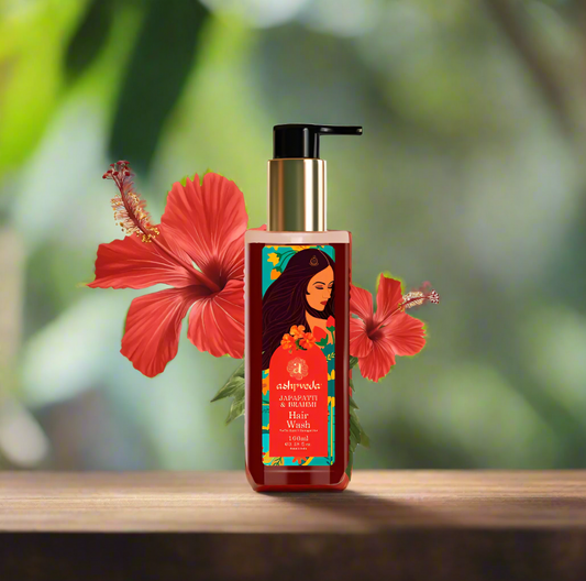 Ashpveda Japapatti & Brahmi Hair Wash for Nourished Hair and Scalp Care