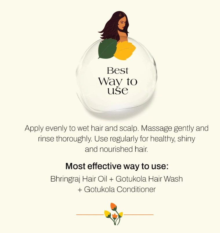 ashpveda Green Tea & Gotukola Hair Wash - Skydora Life