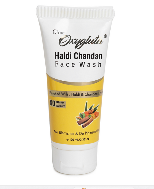 Glow Oxygluta Haldi Chandan Face Wash - Skydora Life