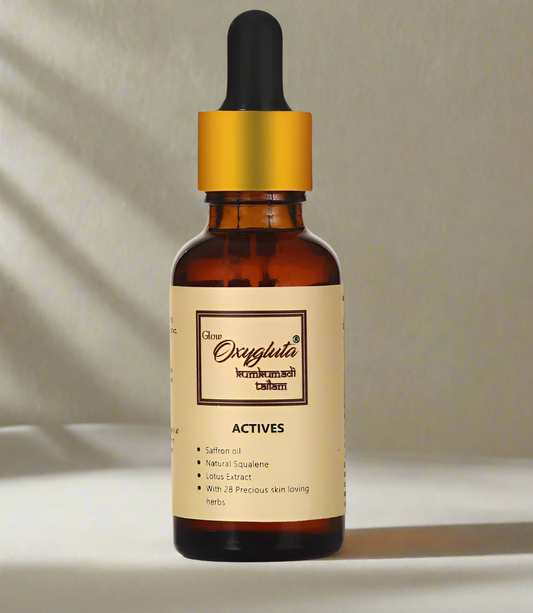 Glow Oxygluta Kumkumadi Tailam for Radiant Skin and Natural Beauty