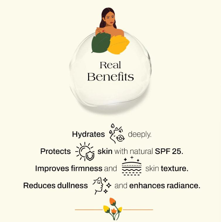 ashpveda Ultra Hydration Face Cream with Natural SPF 25 - Skydora Life