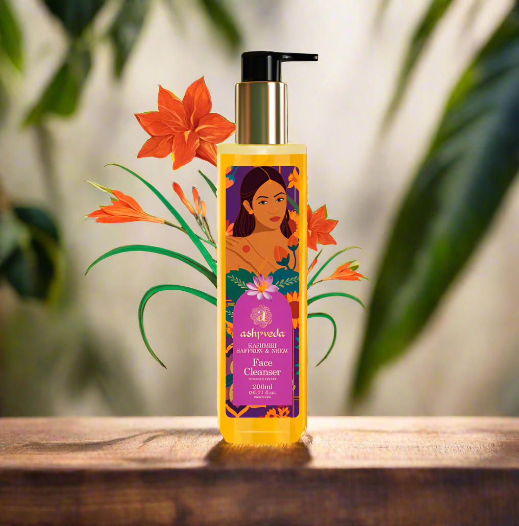 ashpveda Kashmiri Saffron & Neem Face Cleanser