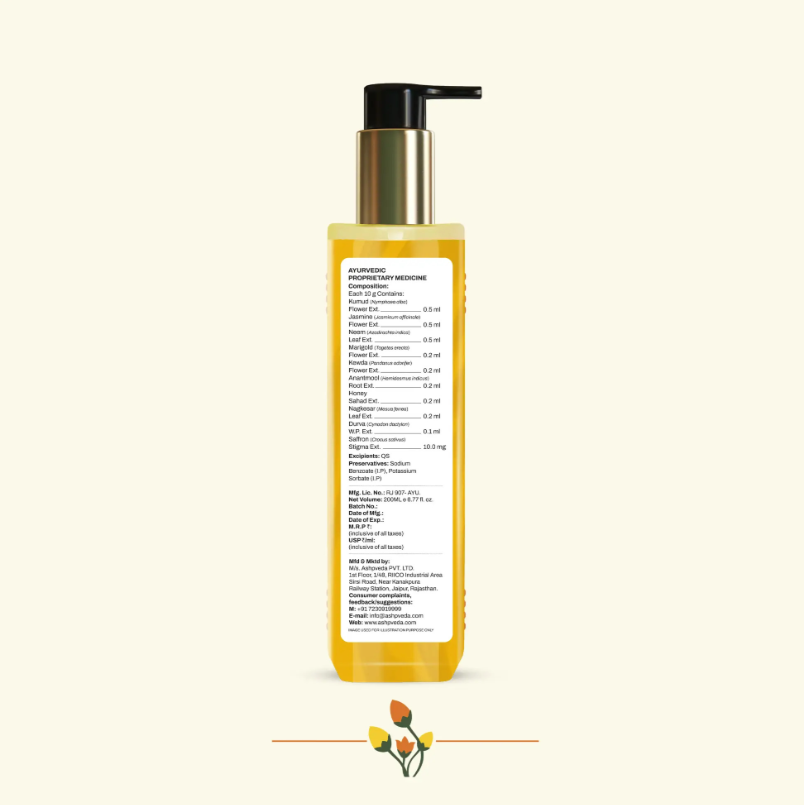 ashpveda Kashmiri Saffron & Neem Face Cleanser - Skydora Life