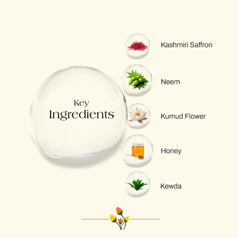ashpveda Kashmiri Saffron & Neem Face Cleanser - Skydora Life