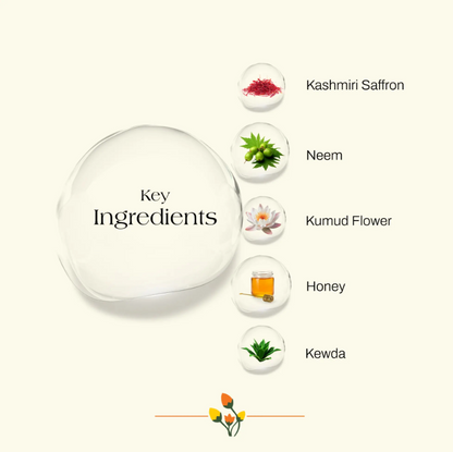 ashpveda Kashmiri Saffron & Neem Face Cleanser - Skydora Life