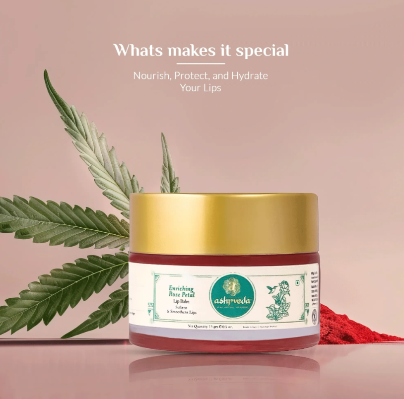 ashpveda Enriching Rose Petal Lip Balm