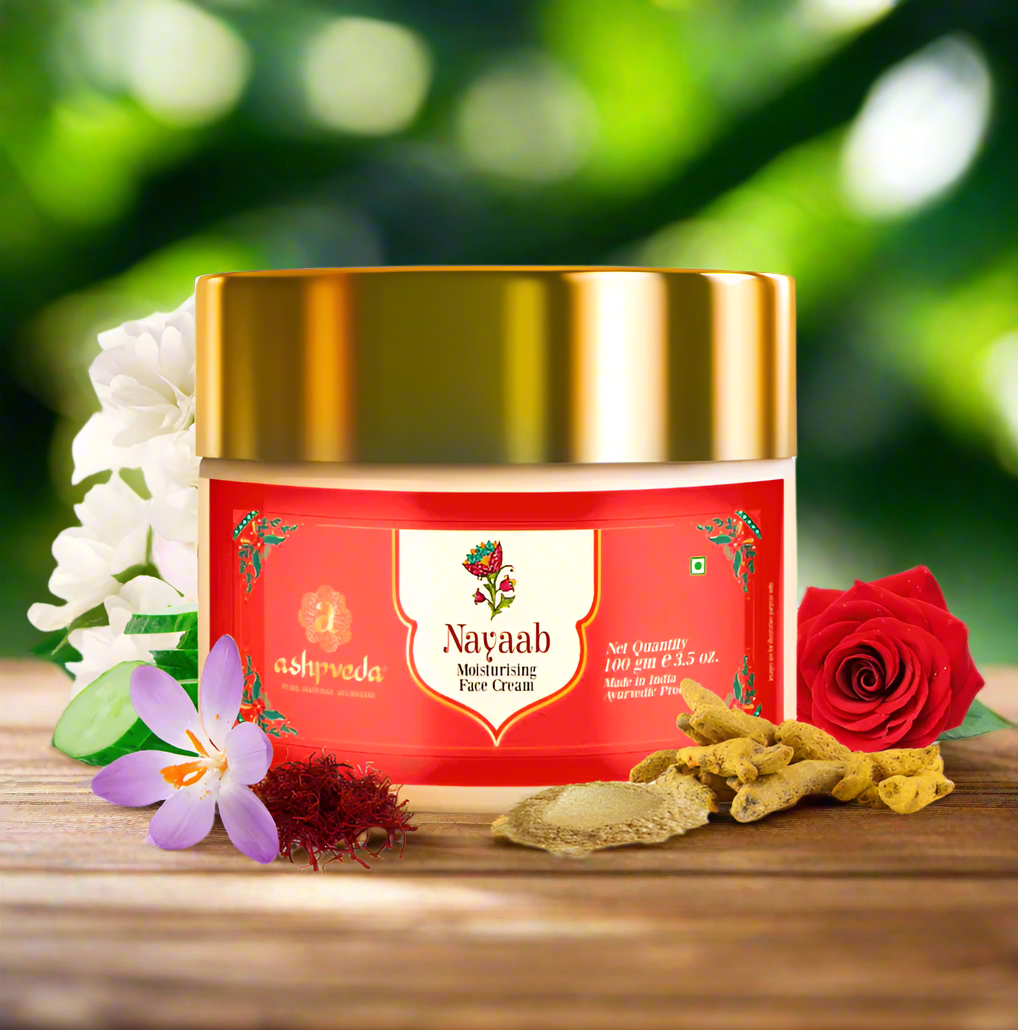 ashpveda Kumkumadi Oil & 24K Gold Moisturising Face Cream