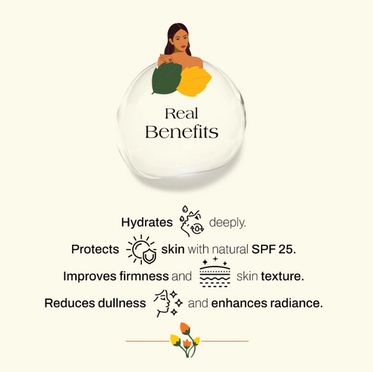 ashpveda Ultra Hydration Radiance Cream with Natural SPF 25 - Skydora Life