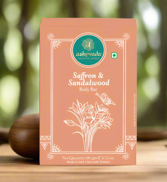 ashpveda Sandalwood & Saffron Bathing Soap