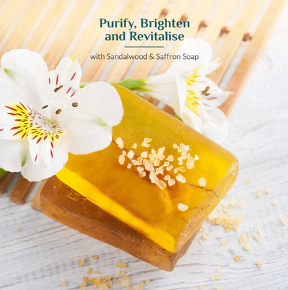 ashpveda Sandalwood & Saffron Bathing Soap - Skydora Life
