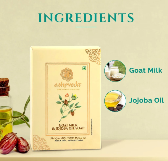 ashpveda Goat Milk & Jojoba Oil Soap - Skydora Life