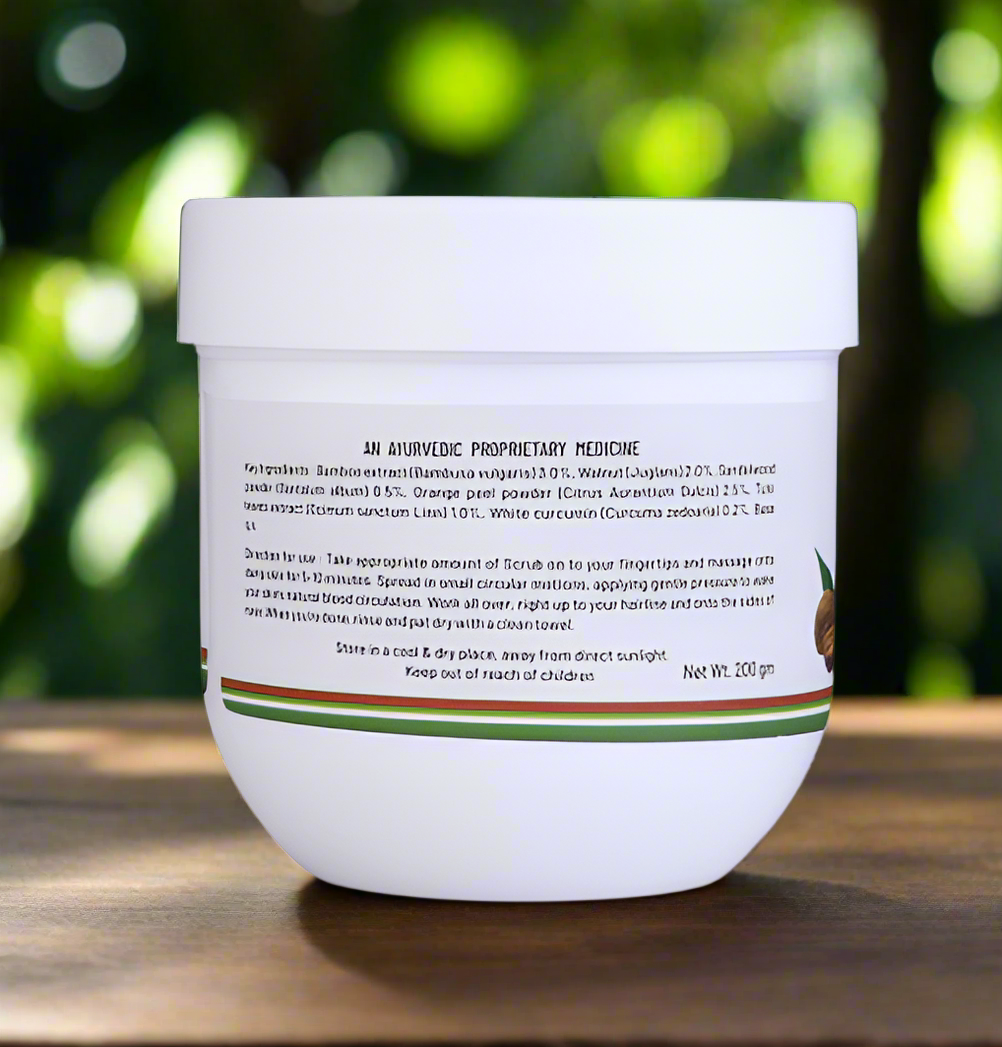 Glow Oxygluta Bamboo Walnut Body Scrub