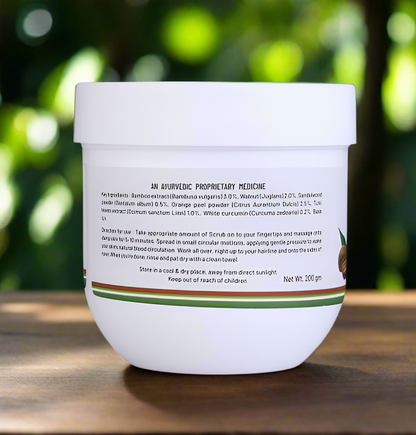 Glow Oxygluta Bamboo Walnut Body Scrub