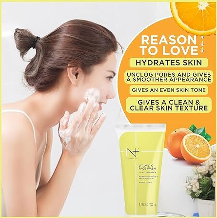 N+ Professional Vitamin C Face Wash For Oily to Normal Skin - Skydora Life