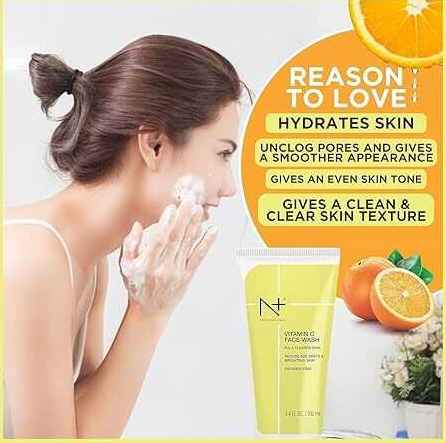 N+ Professional Vitamin C Face Wash For Oily to Normal Skin - Skydora Life