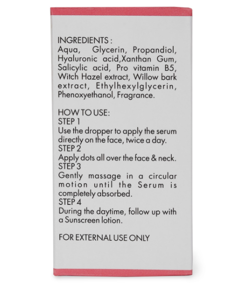 Glow Oxygluta Anti-Acne Face Serum - Skydora Life