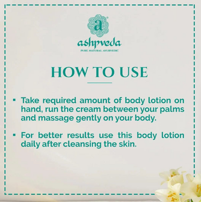ashpveda Pure Skin- Rich Tuberose- Body Lotion - Skydora Life