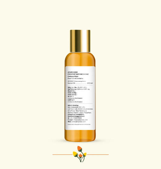 ashpveda Virgin Almond Oil for Healthy Skin & Hair - Skydora Life