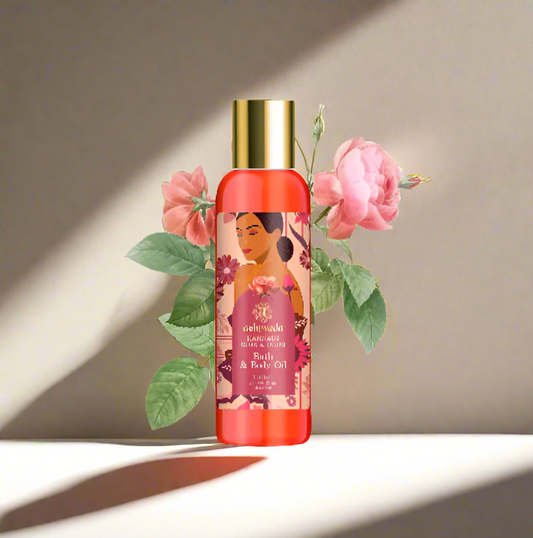 ashpveda Kannauj Rose & Oudh Bath & Body Oil
