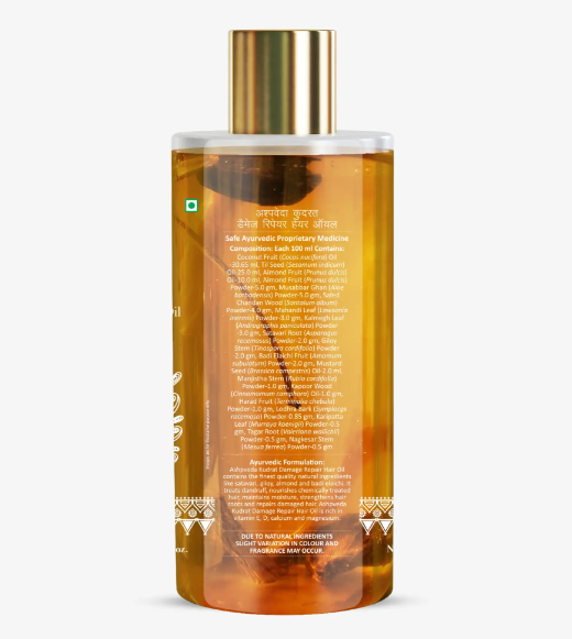 ashpveda Kudrat Damage Repair Hair Oil - Skydora Life