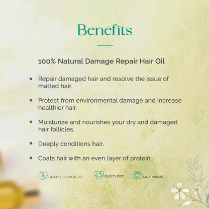 ashpveda Kudrat Damage Repair Hair Oil - Skydora Life