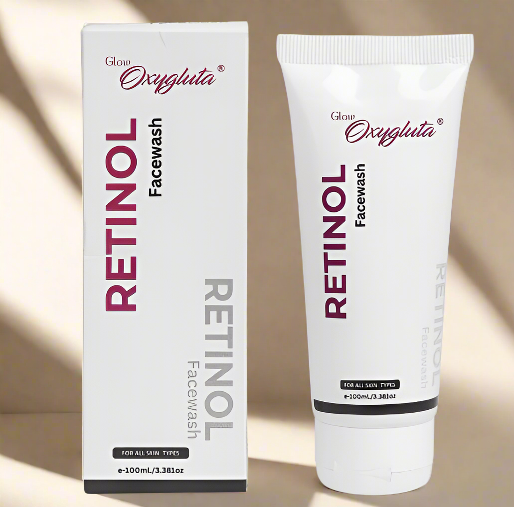 Glow Oxygluta Retinol Facewash-Dark Spots/Acne/Blackheads