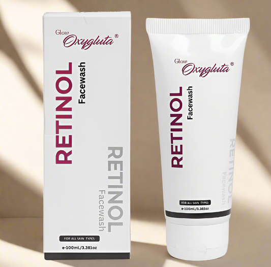 Glow Oxygluta Retinol Facewash-Dark Spots/Acne/Blackheads