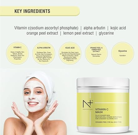 N+ Professional Vitamin C Face Mask - Skydora Life