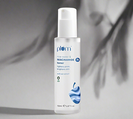 Plum 3% Niacinamide Face Toner with Rice Water