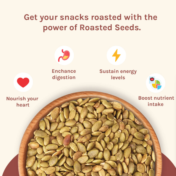 nourish you Organic Roasted Pumpkin Seeds - Skydora Life
