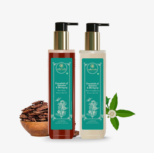 Shikakai and Bhringraj Hair Wash Shampoo & Conditioner - Skydora Life